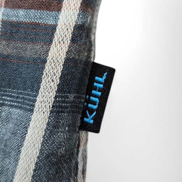 Kuhl Skorpio Plaid Shirt Men's Jacquard Knit Preppy Outdoors Country Hiking XXL - Picture 4 of 7